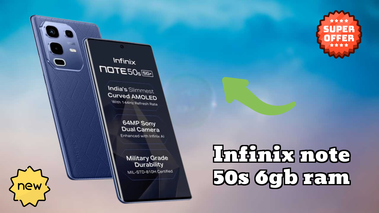 Infinix Note 50s 6GB RAM at ₹14,999 - Everything About It