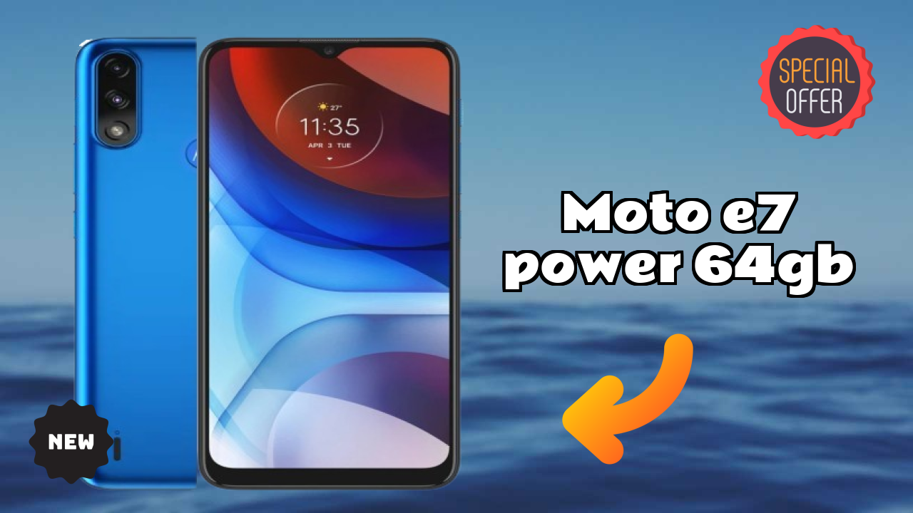 Moto E7 Power 64GB Display Technology: 6.5 Inches (16.51 Cm) Screen
