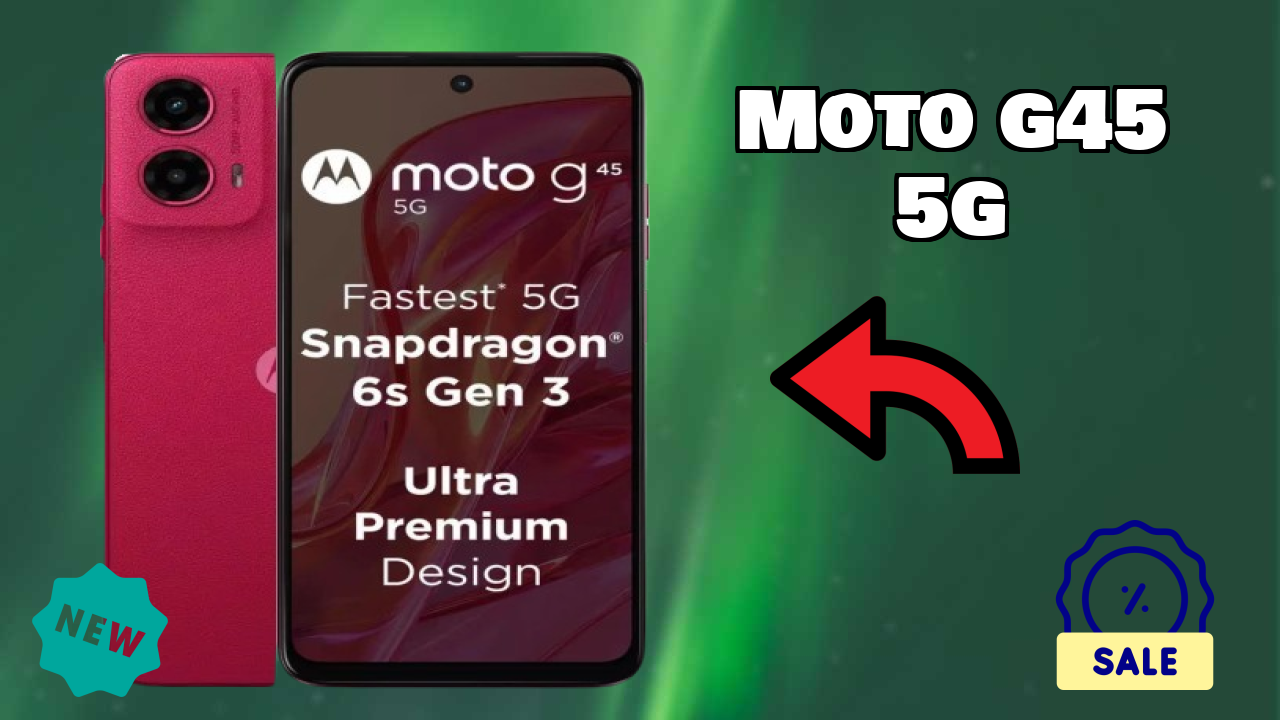 Motorola Fans Alert: Moto G45 5G Massive Price Drop to ₹10,993