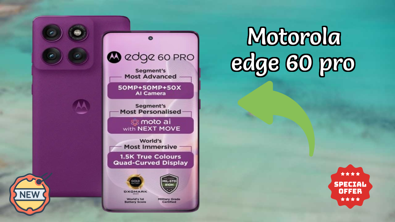 Motorola Edge 60 Pro Battery Life: 6000 MAh Charging Time