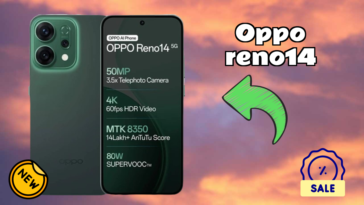 OPPO Reno14 Price Drop Alert: Now Just ₹37,998 Only!