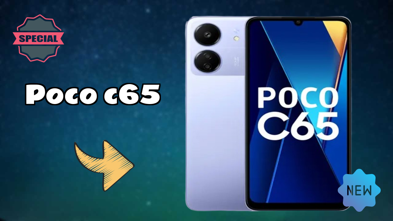 POCO C65 2026: Camera 50 MP + 2 MP Rear Camera And LongLife Bettry