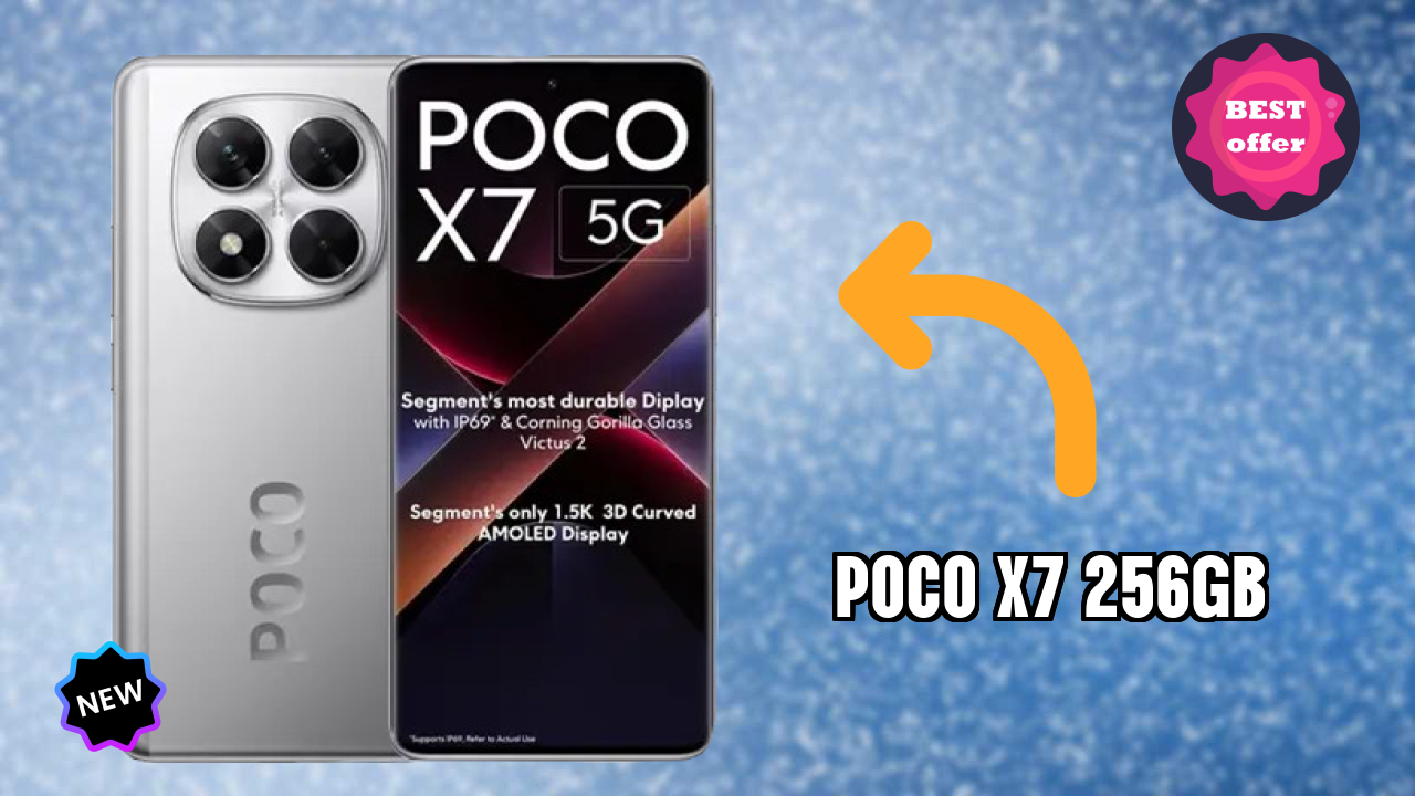 POCO X7 256GB at ₹17,999 - Best Features Highlighted