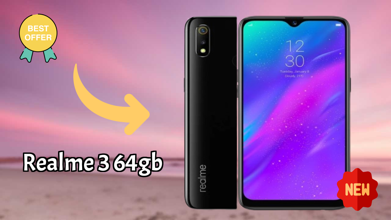 Realme 3 64GB Display Technology: 6.2 Inches (15.75 Cm) Screen