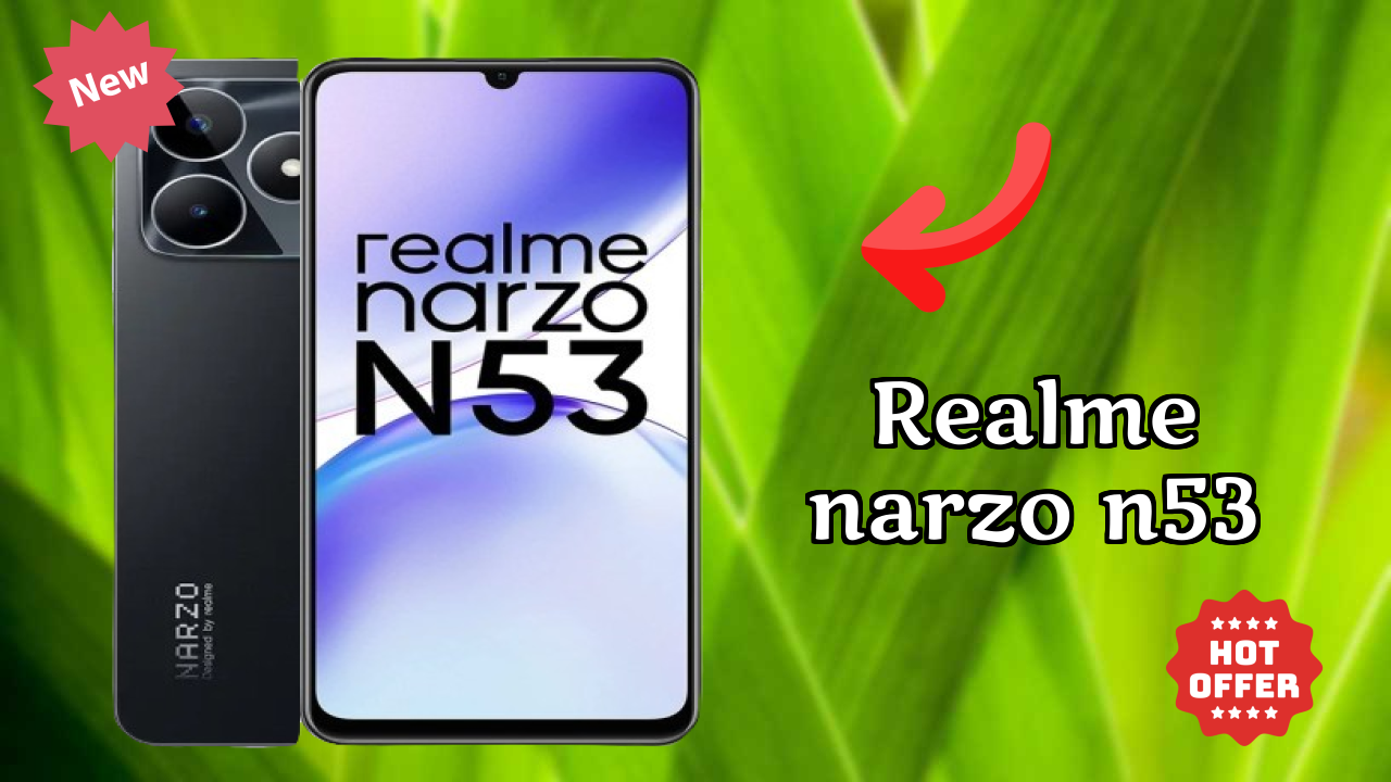 Realme Narzo N53 Display Review: 6.74 Inches (17.12 Cm) Screen Size