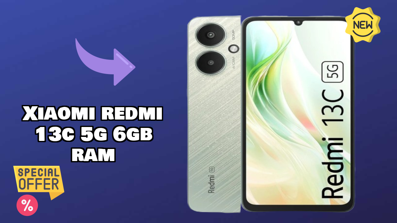 Xiaomi Redmi 13C 5G 6GB RAM Price Drop: Now Available at Just ₹12,499